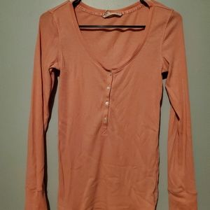 Women's Victoria Secret pink pajama shirt Size M